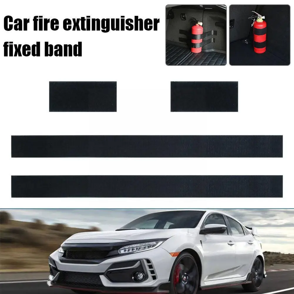 

Car Trunk Storage Fixing Elastic Belt Organizer Tapes Stowing Auto Kit Extinguisher Fire Tidying Fixed Interior Accessories L5H2