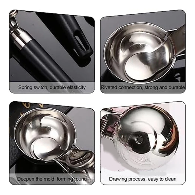 1 шт. металлическая ложка для мороженого