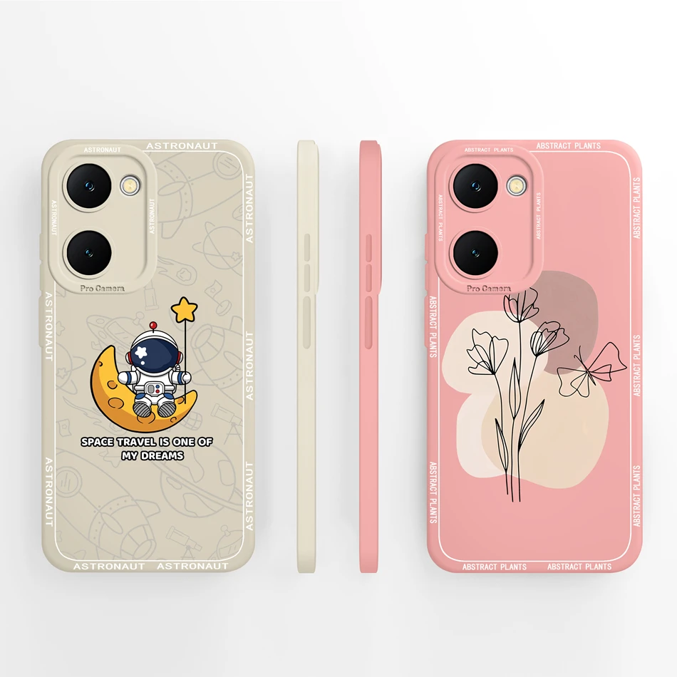 Задняя крышка для телефона Vivo Y03 4G Fun Panda мягкий чехол из жидкого силикона Y 03