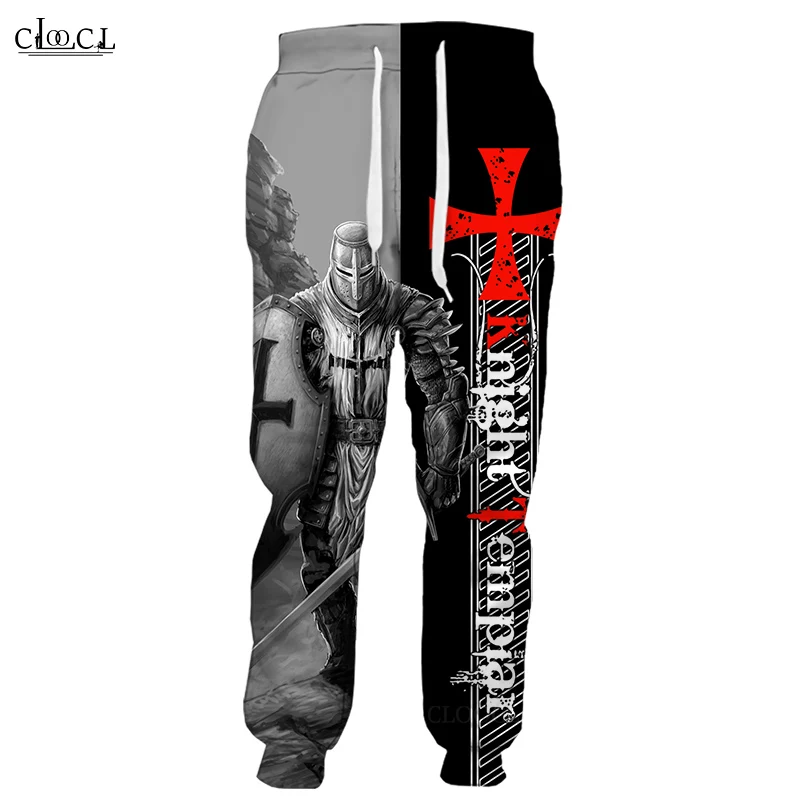 

CLOOCL Popular Knights Templar 3D Print Men Women Harajuku Pants Fashion Casual Unisex All-match Trousers Drop Shipping