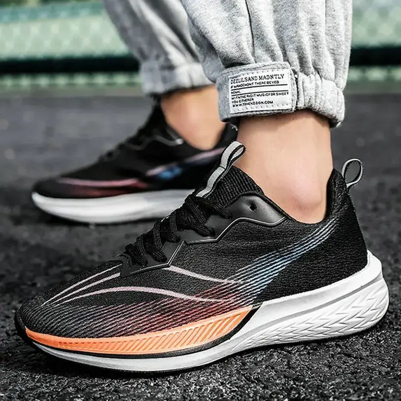 

2023 New Running Sneaker Men Shoes Fashion Casual Mesh Breathable Height Increased Flat Platform Sport Shoes Deportivas Hombre