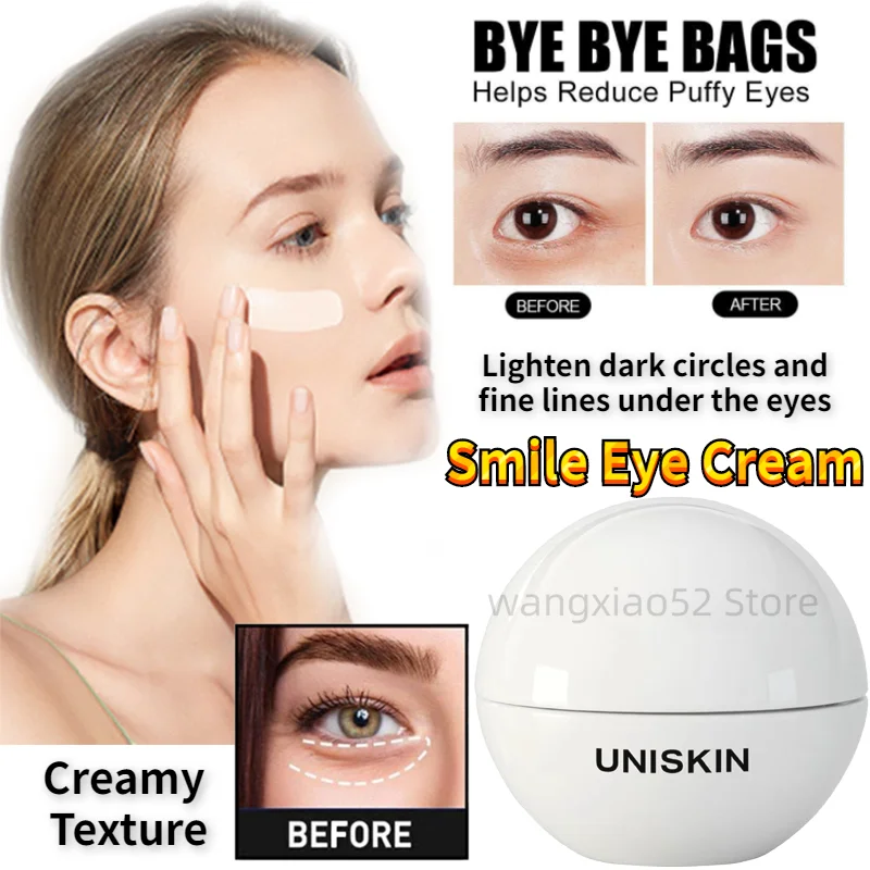 

Uniskin Eye Cream Smiling Eye Essence Moisturizing Firming Moisturizing Light Line Dark Circles Lifting Eye Skin 18g