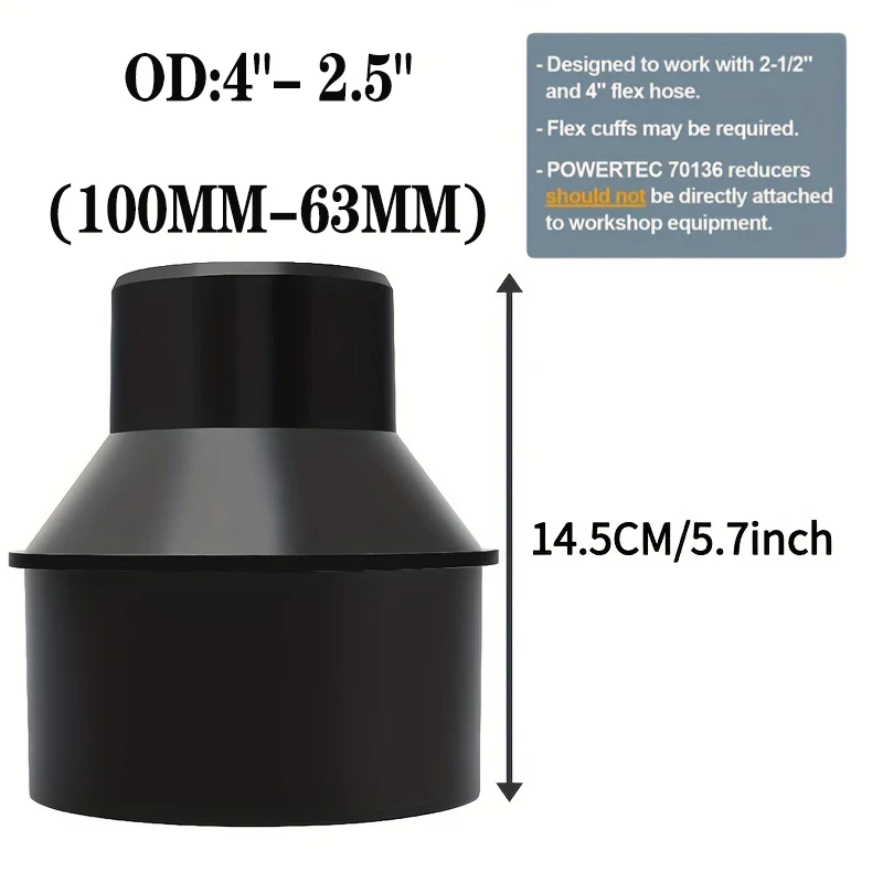 

PEMEDOR Адаптер для шланга 4"-2.5"
