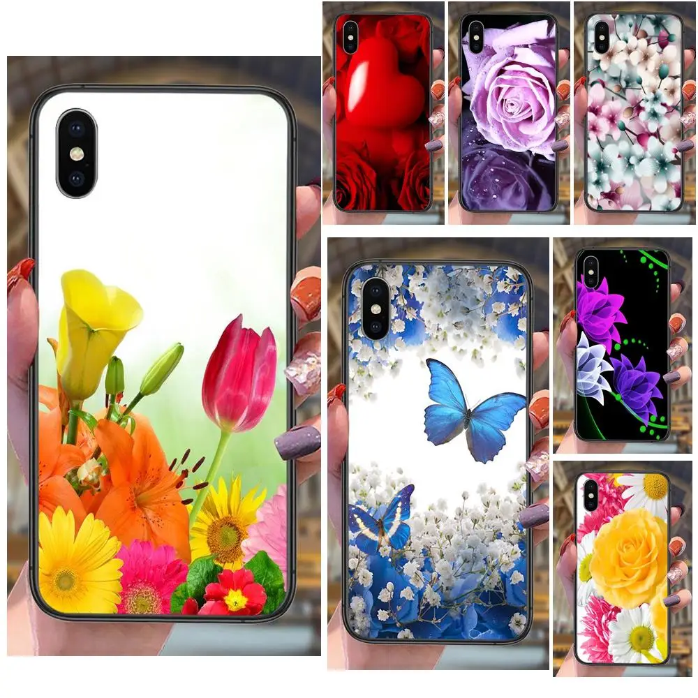 Недорогие Защитные чехлы для телефонов с красивыми цветами Xiaomi Redmi Note 9 9S 8 8T 7 Pro 10 |