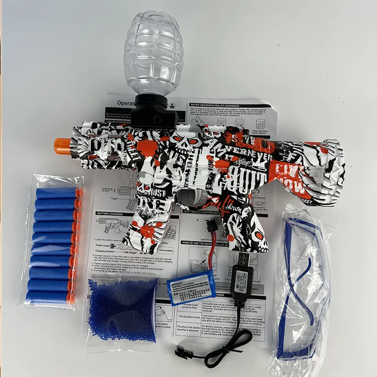 Electric AK M416 MP5 X-2 Glock Gel Blaster Splatter Ball Highly Assembled Toy Outdoor Fun Activities Games With Water Beads