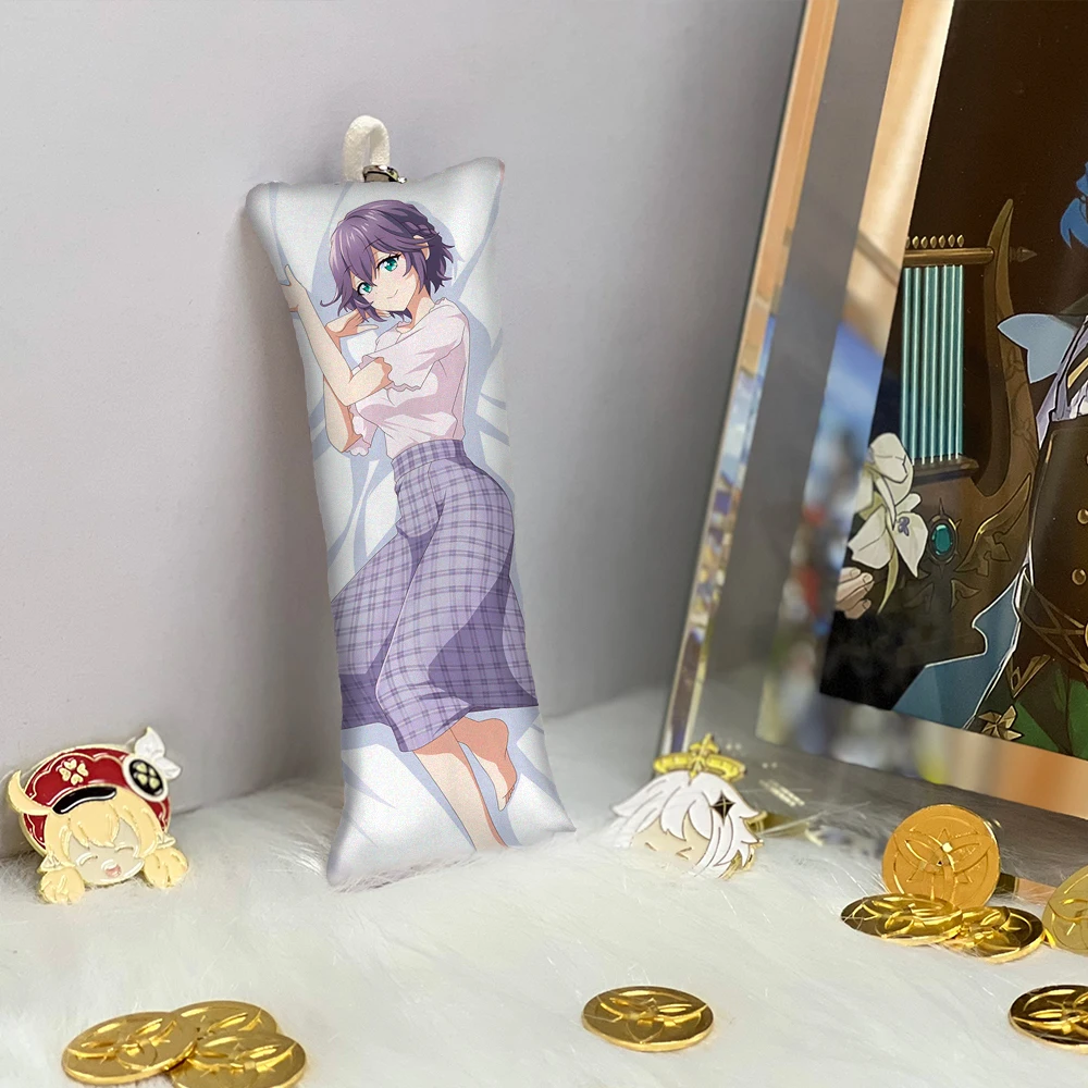 

A Couple of Cuckoos Segawa Hiro Key Ring Body Pillow Phone Bag Pendants Key Chain Mini Dakimakura Pendant Anime Accessories