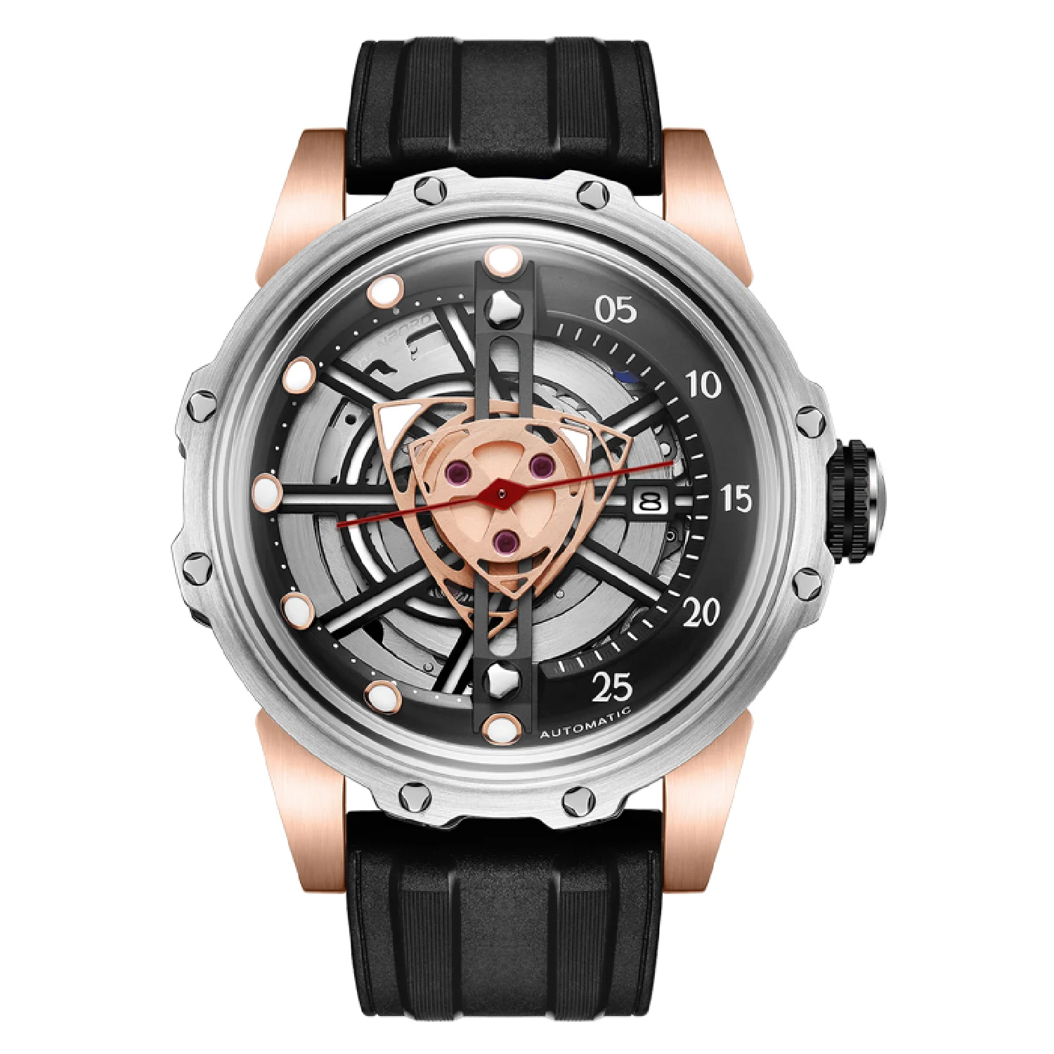 

HANBORO New Mens watch Waterproof Automatic Man Watch Fashion mechanical watches luminous Male wrist watch for men reloj hombre