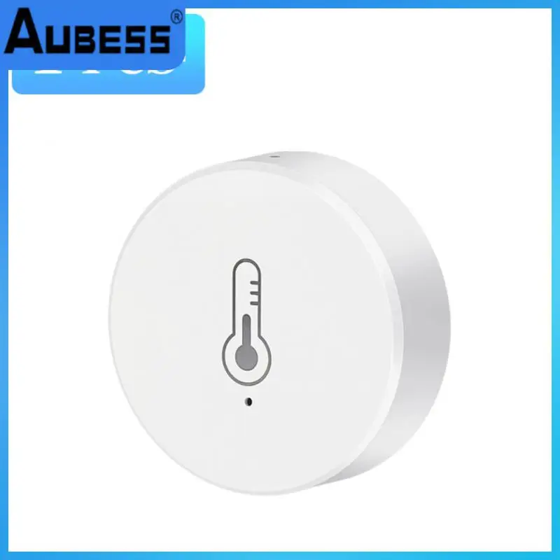 

Temperature And Humidity Sensor Tuya Smart Smart Home Indoor Thermometer Monitor Smart Life Tuya Smart Temperature Sensor Zigbee