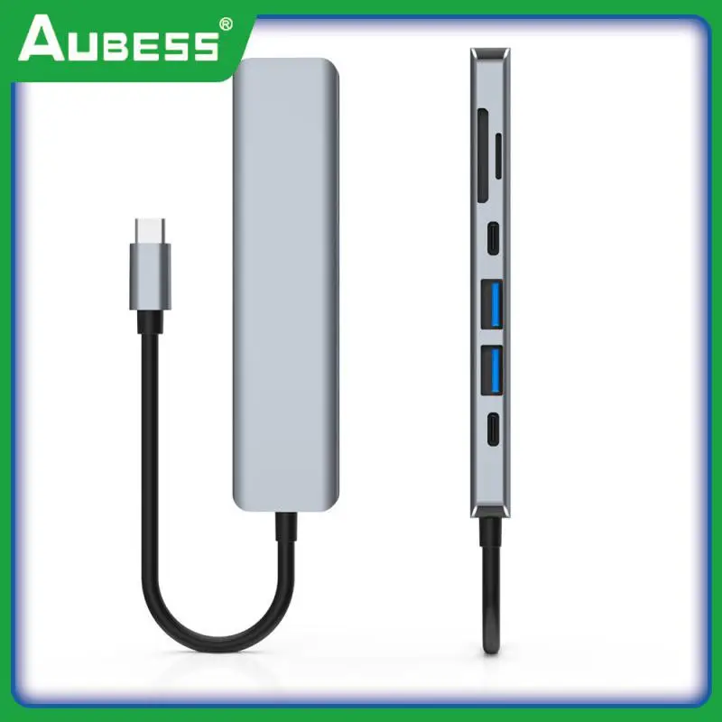 

Plug And Play Compatible And Unobstructed Adapter Port Usb Transfer Rate 5gbps Card Reader 7-port Expansion -4k Output