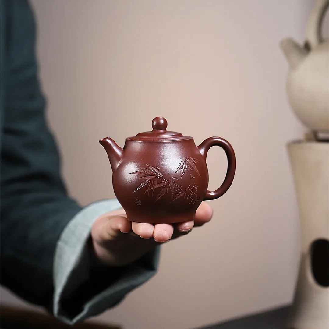 Высокое качество Исин фиолетовый песочный чайник руда красная кожа гениальное