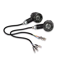 2pcs universal motorcycle turn signal light 12v 13 led super bright bulbs for moto off road indicator light easy to install