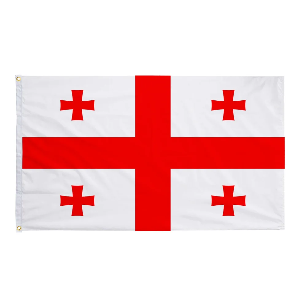 

Флаг джорджийской Республики, 10 шт., 90*150 см, комнатный и наружный Международный баннер, подвесной парад/Фестиваль/украшение для дома