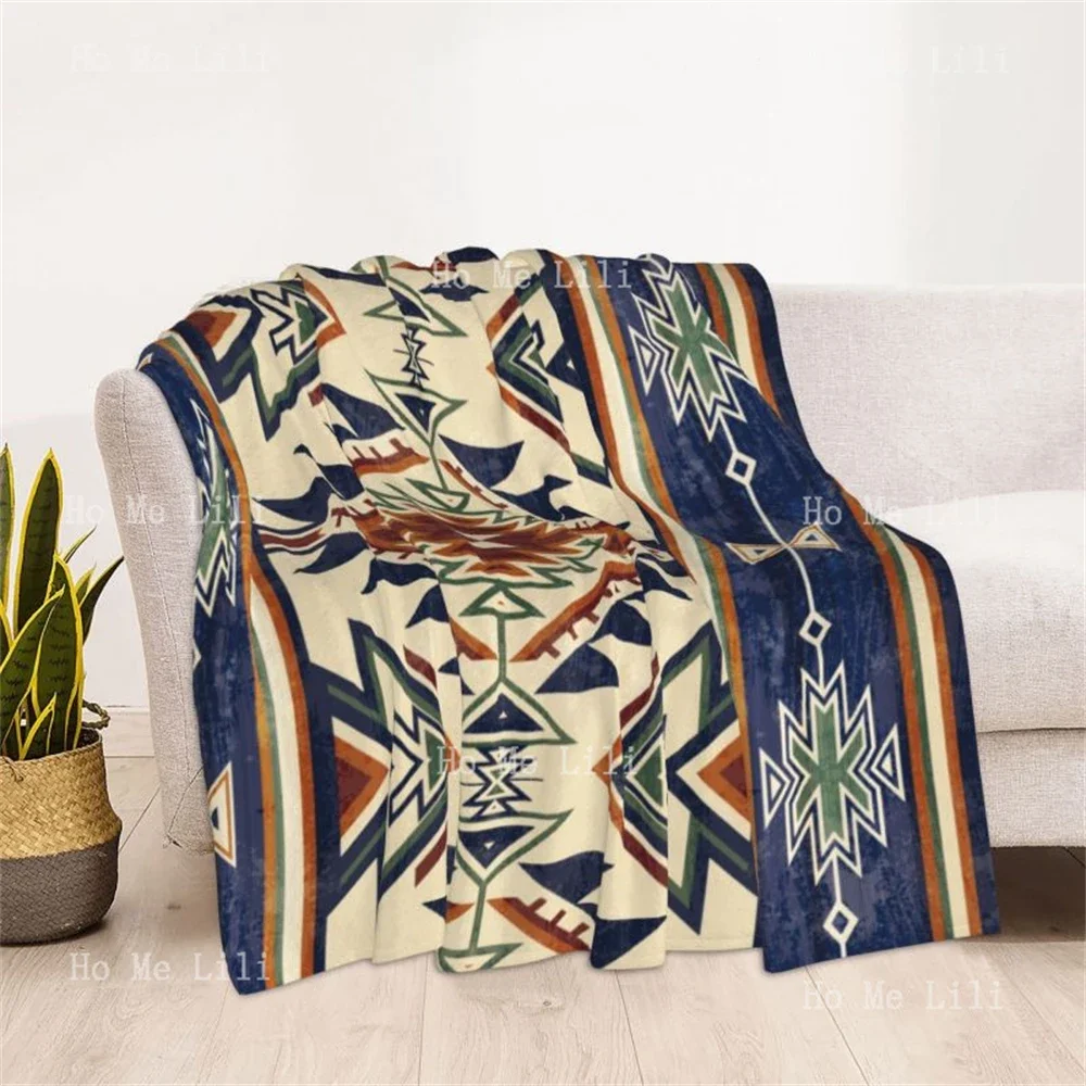 Оригинальное Юго-Западное племенное Ацтекское винтажное абстрактное этническое