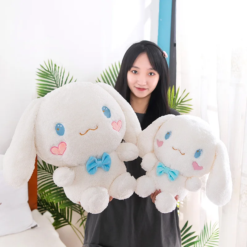 

Аниме Sanrio Kawaii Cinnamoroll, плюшевые игрушки, подушка, фигурка, Мягкое Животное, комфортная Мягкая кукла, детские игрушки, рождественский подарок