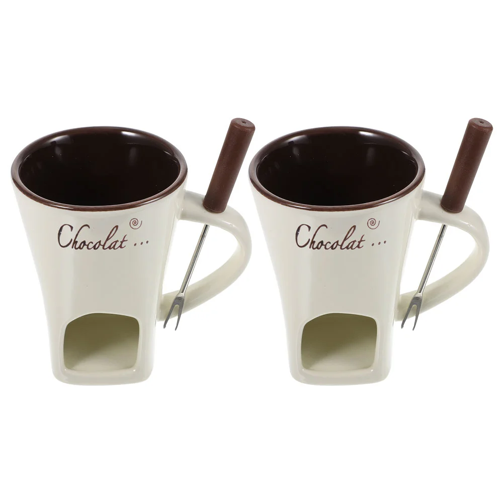 2 комплекта чашек для фондю чашки плавления шоколада кофейный нагреватель горшки