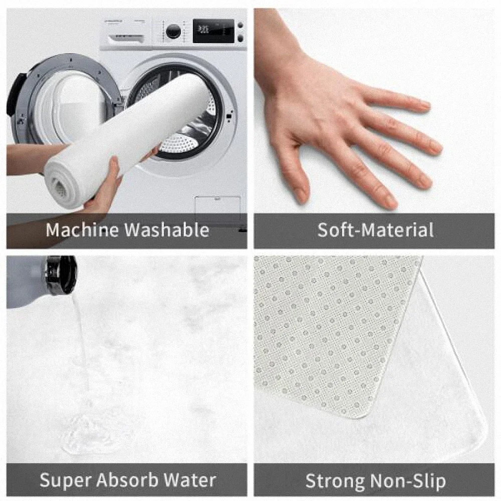 hush a черно-белый дизайн коврик для ванной ковры комнаты коврики и туалета