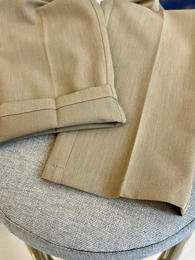 Kiton 25, летние новые мужские однотонные прямые брюки Chiton, однотонные простые модные универсальные повседневные брюки, брюки (art.: 3920d35d259bc) - 3920d35d259bc