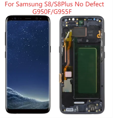 

Original S8 LCD For Samsung Galaxy S8 Plus Display With Frame S8 Plus G955F S8 G950FD LCD New Touch Screen Components