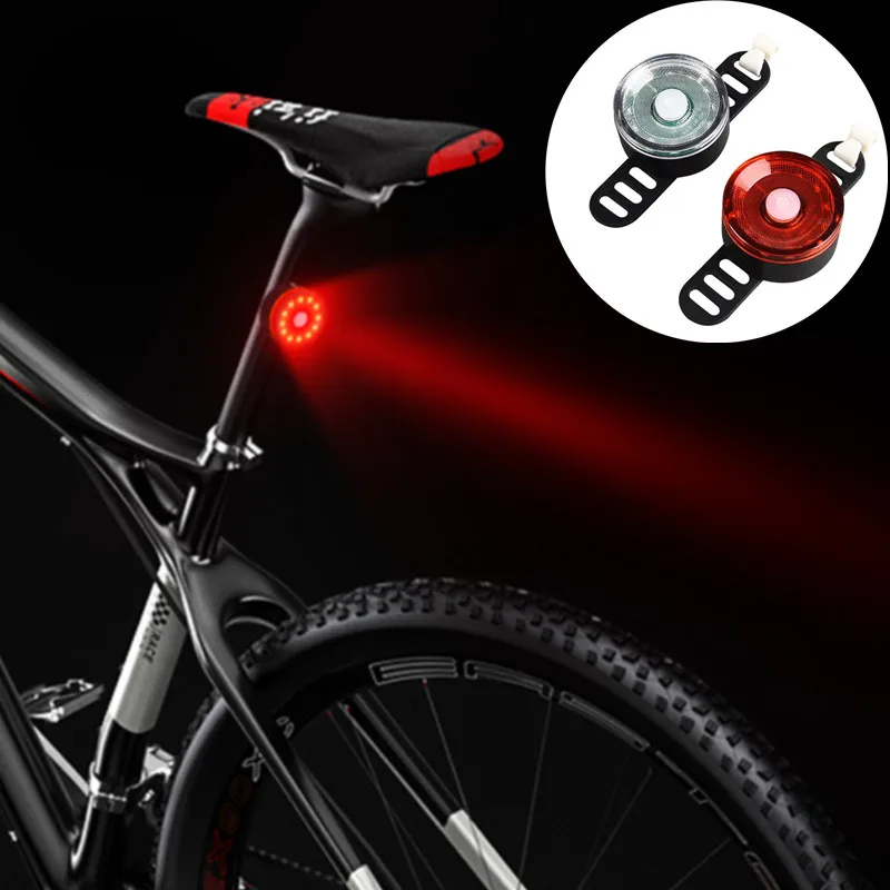 

Велосипедный передний и задний фонарь с зарядкой от USB, водонепроницаемый предупреПредупреждение онарь для горных велосипедов, задний фона...