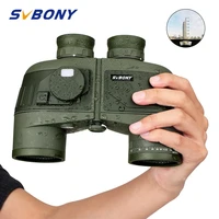 svbony sv27 military binoculars 7x50 winternal rangefindercompass waterproofhigh powerful telescope for survival