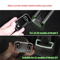 for tesla model 3 model y rear seat slide rail soft rubber plug protection covers car interior function accessories