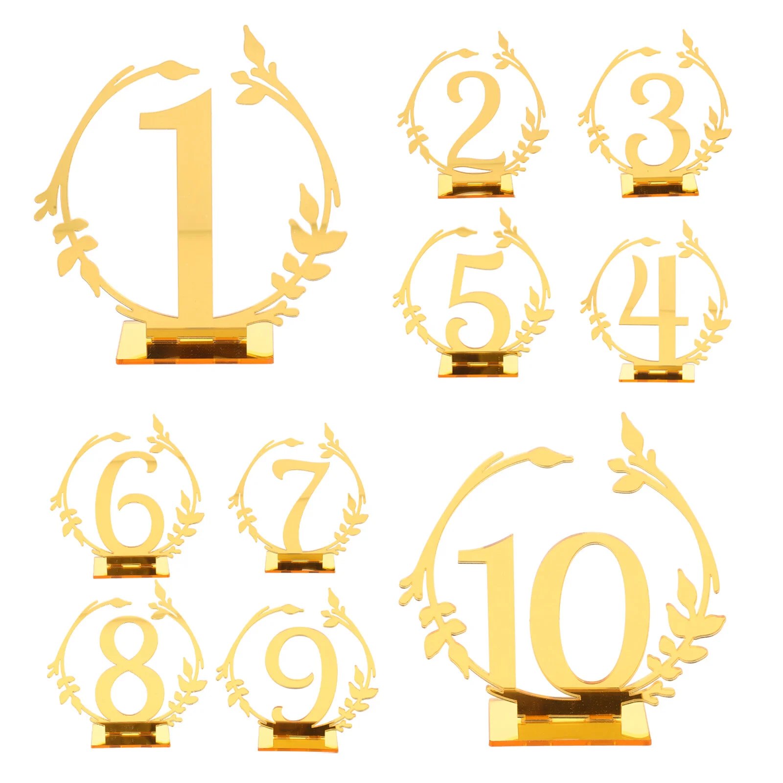 

Number Plate Acrylic Reserved Seating Signs Wedding Weddings Place Cards Holder