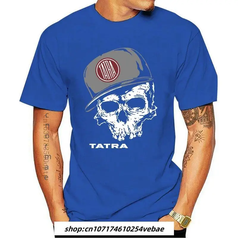 

Tee Tatra Truck 148 813 77 97 603 T111 700 815 T97 Man Skull T-Shirt Brand Fashion Man Cotton Clothing Cartoon T Shirts