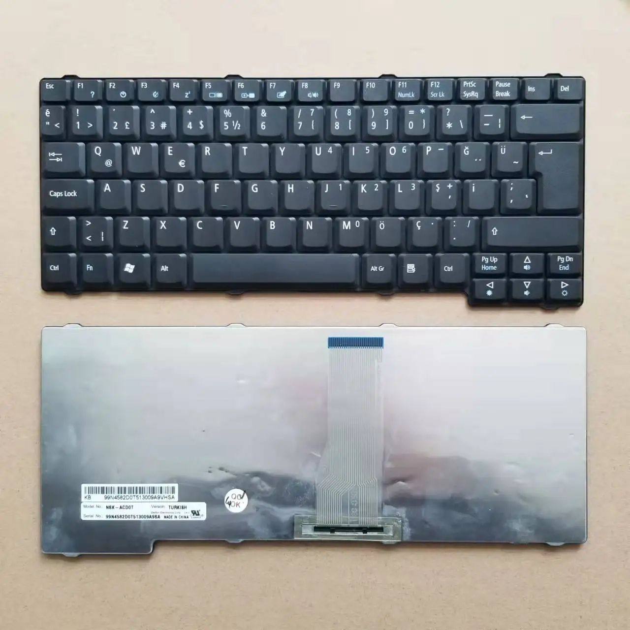 

New Turkish TR Keyboard For Acer TM240 Travelmate 2100 2600 1360 1520 1660 Black NSK-ACD0T