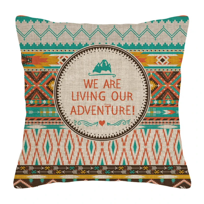 Декоративная наволочка для подушки в стиле бохо 45 х45 40 х40 см 60 х60