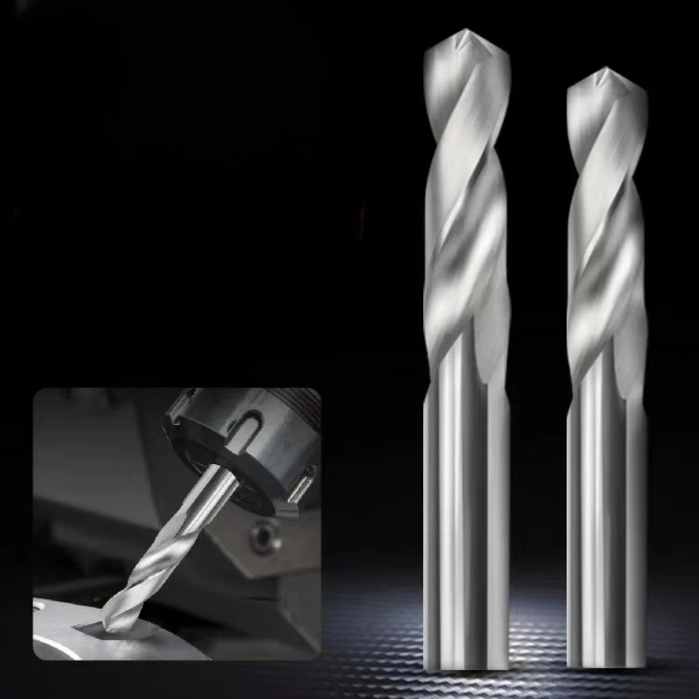 HRC45 ° 0 5-10 мм карбидные спиральные сверла для удаления заусенцев из вольфрамовой