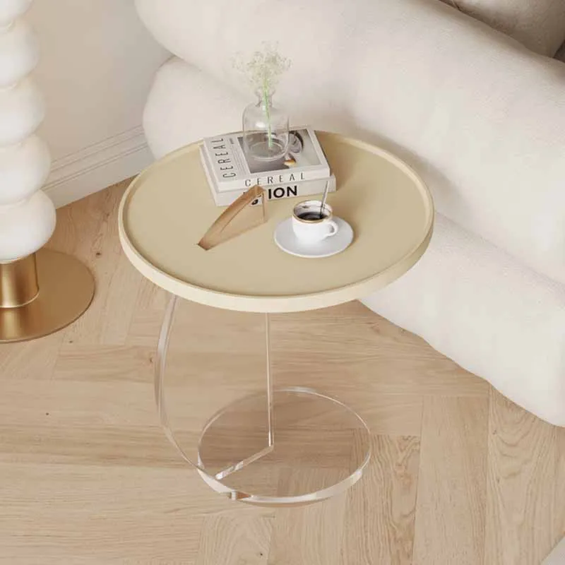 

Entryway Low Luxury Room Side Acrylic Coffee Table Living Room Bedside Table Transparent Koffietafels Acrylic Furniture XY50CT