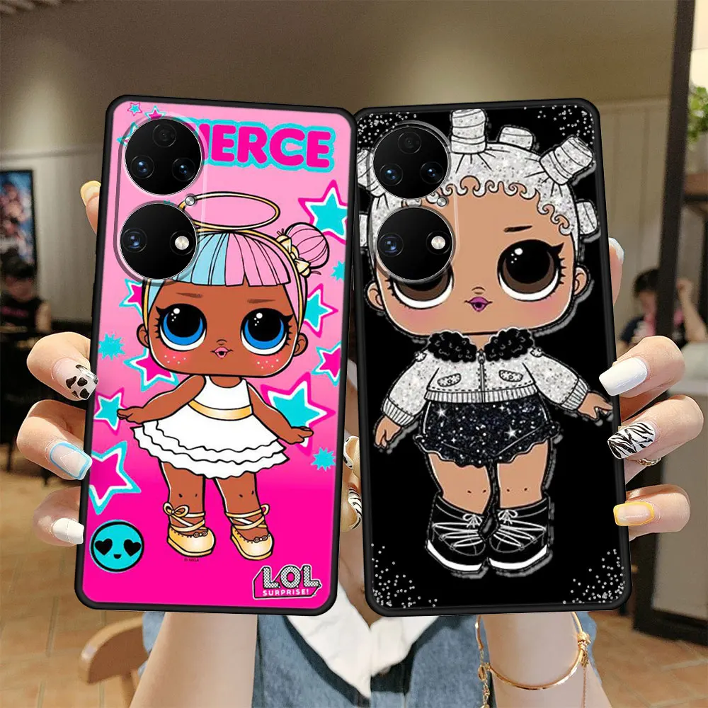 

Silicone LOL Surprise Cute Grils Back Case Cover for Huawei 9 SE P30 P20 Pro Nova 5T P40 Lite P50 P50E Y7 E Y6 8i 7i 2019 Cell