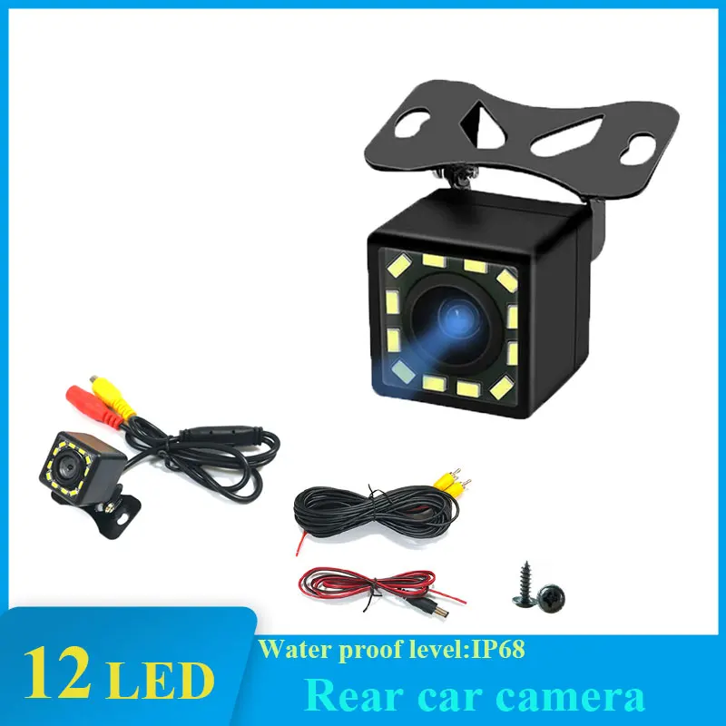 

Car Rear View Camera Night Vision Reversing Auto Parking Camera IP68 Waterproof CCD LED Auto Backup Monitor 170 Degree HD Image