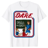 dare drugs are bad t shirt graphic tee tops aesthetic clothes