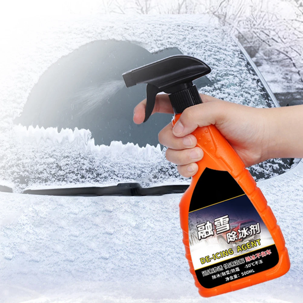 

560g Winter Car Windshield Deicer Spray Ice Snow Melt Remover Defrosting Ice Melting Agent for Car Glass Rearview MIrror Door