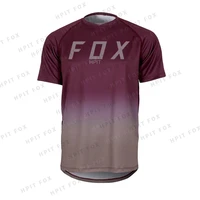 2022 novas camisas de downhill personalizadas hpit fox mountain bike mtb camisas masculinas motocross sportswear fxr