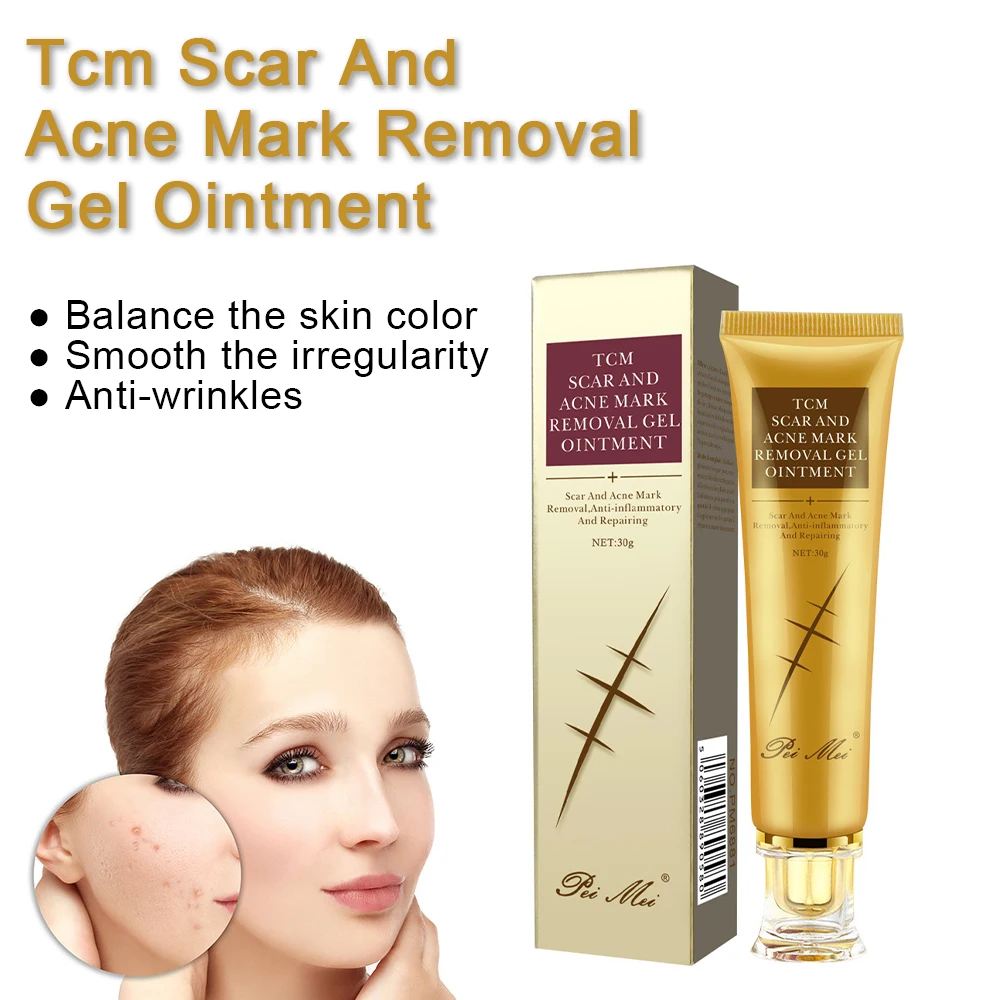 

30ml Scar Removal Cream Repair Stretch Marks Burn Acne Surgical Acne Scar Ointment Treatment Gel Whitening Beauty Health Care