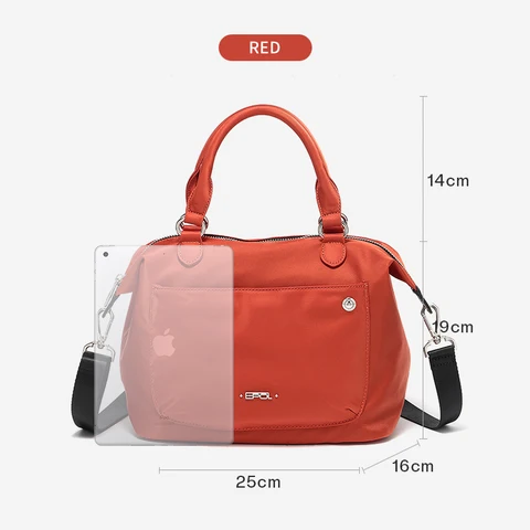 Epol женские сумки легкая деловая сумка-тоут большой вместимости элегантная дорожная сумка через плечо 6021-02