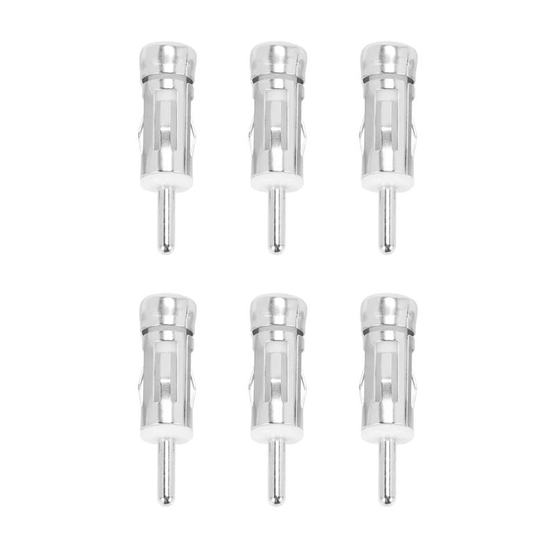 Car Stereo Radio Male Antenna Aerial Adaptor ISO to DIN 6 Pcs