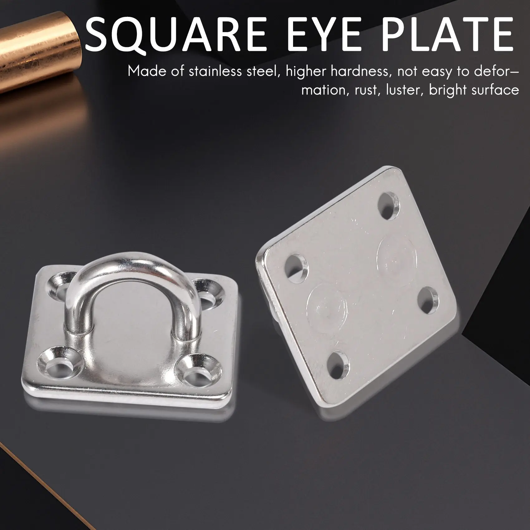 2 комплекта подвесных потолочных настенных U-образных крючков из нержавеющей