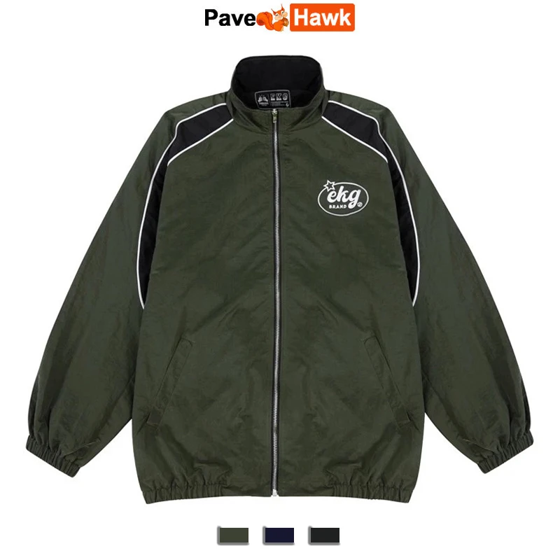 

Куртка-бомбер Мужская/Женская Повседневная, свободная уличная куртка-бомбер в стиле ретро, спортивная бейсбольная верхняя одежда в стиле унисекс, хип-хоп, осень