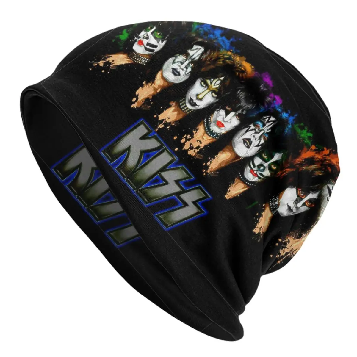 

Kiss Bonnet Hat Cool Outdoor Skullies Beanies Hat Star for Men Women Knitting Hats Warm Thermal Elastic Cap