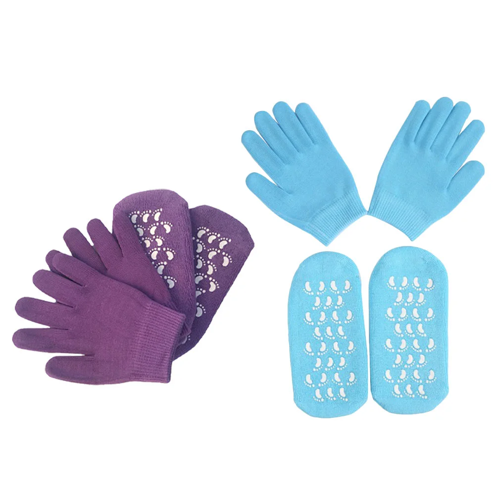 

Socks Gloves Spa Moisturizing Dry Skin Care Hand Mitten Feet Hands Mittens Cracked Soften Foot Heel Repairing Cover Mitts Soft