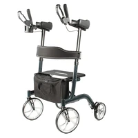 r21 folding aluminum forearm walker rollator forearm crutches portable upright walker arm walker rollator