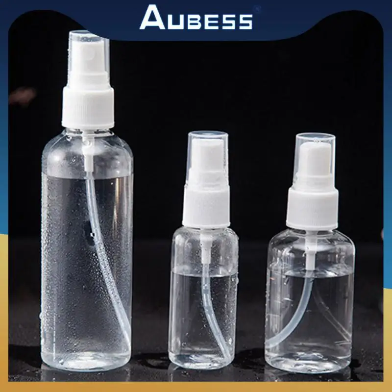 

30~100ml Empty Refillable Plastic Pump Spray Bottle Travel Atomiser UK Disinfectant container