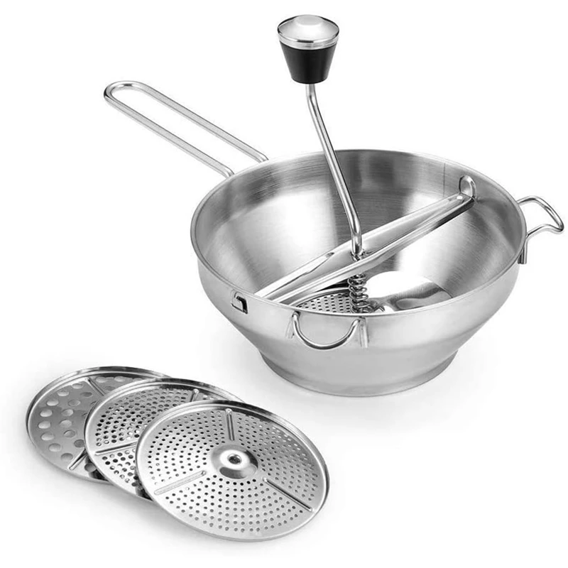 

Food Mixer Stir Bar Jam Masher Potato Masher, Potato Meat Press Masher Vegetable and Fruit Masher Kitchen Tool