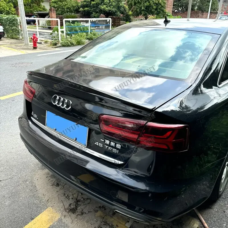 Фото Спойлер-диффузор на крышку багажника в стиле HK для AUDI A6 S6 C7 Sedan 2012-2018, автозапчасти №5