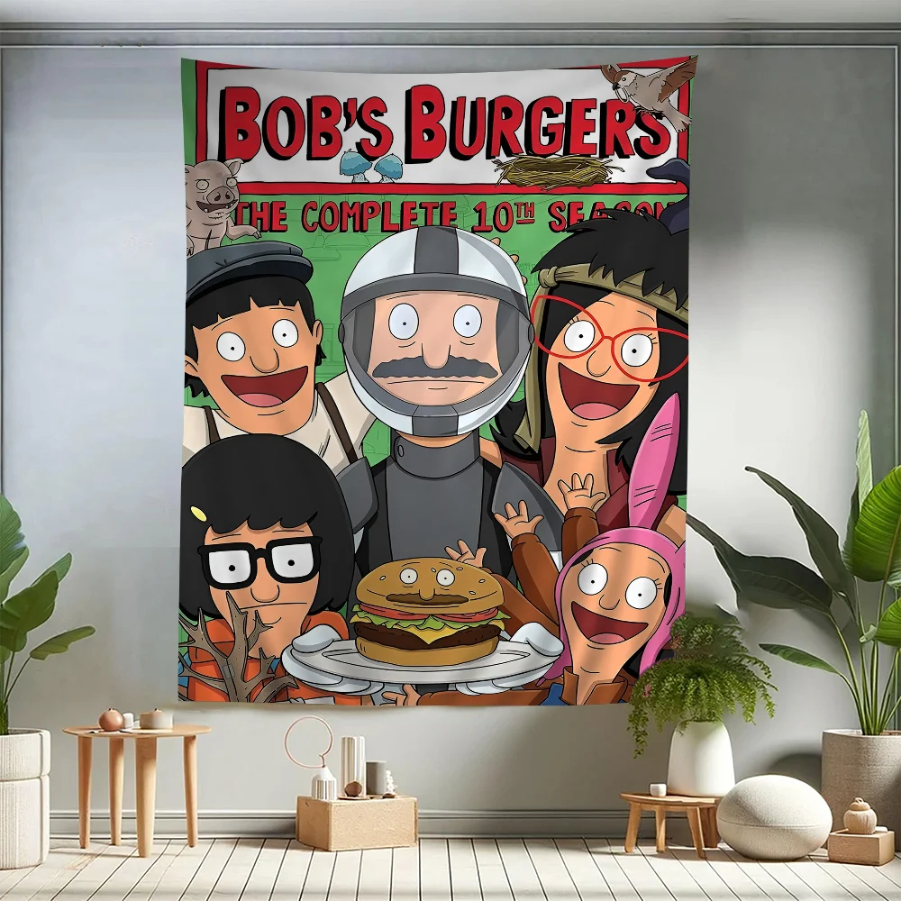 Настенный гобелен с героями мультфильмов B-Burgers подвесной настенный Таро хиппи