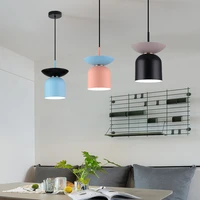 nordic macaron pendant lights modern minimalist hanglamp bedroom living room decoration lamp bar restaurant creative chandeliers