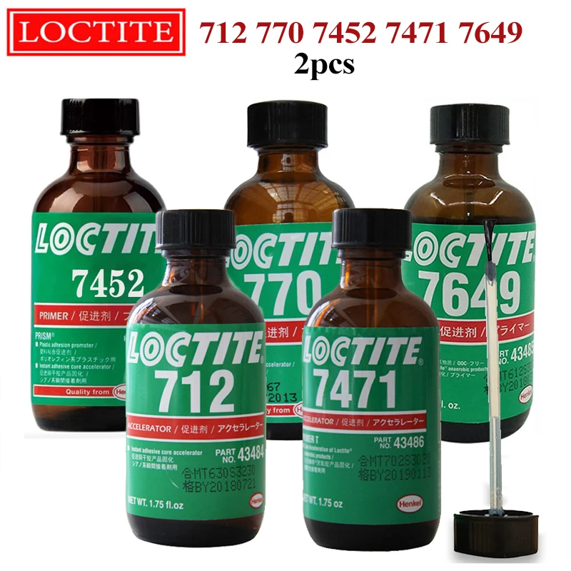 

50 мл Loctite 7649 770 712 ускоритель обработки поверхности 243 анаэробный клейкий отвердитель 401 мгновенный клейкий ускоритель